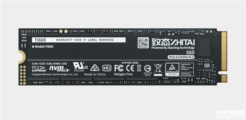 最新硬盘评测：长江存储致态Ti600 2TB SSD评测，权威硬件评测网站,www.dnpcw.com