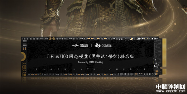 致态TiPlus 7100 SSD《黑神话：悟空》联名版开卖 1TB/2TB售价629元起，权威硬件评测网站,www.dnpcw.com