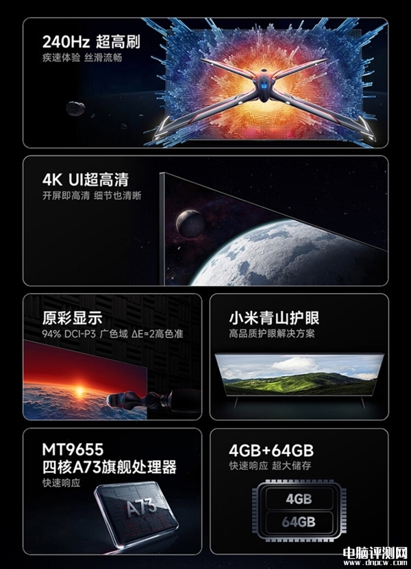 Redmi智能电视X 2025系列上市 原生4K 144Hz屏售价2199元起，权威硬件评测网站,www.dnpcw.com