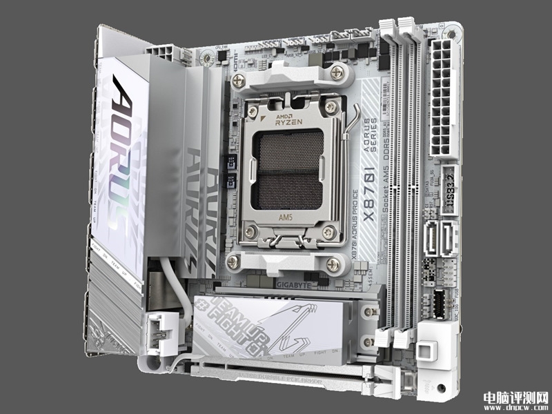 技嘉AMD 800系ITX主板X870I AORUS PRO ICE官网发布，权威硬件评测网站,www.dnpcw.com