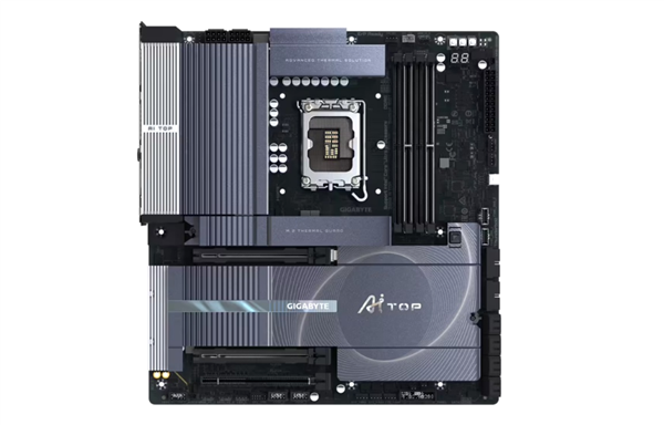 技嘉Z890 AI TOP主板发布 双PCIe 5.0插槽+三雷电，权威硬件评测网站,www.dnpcw.com