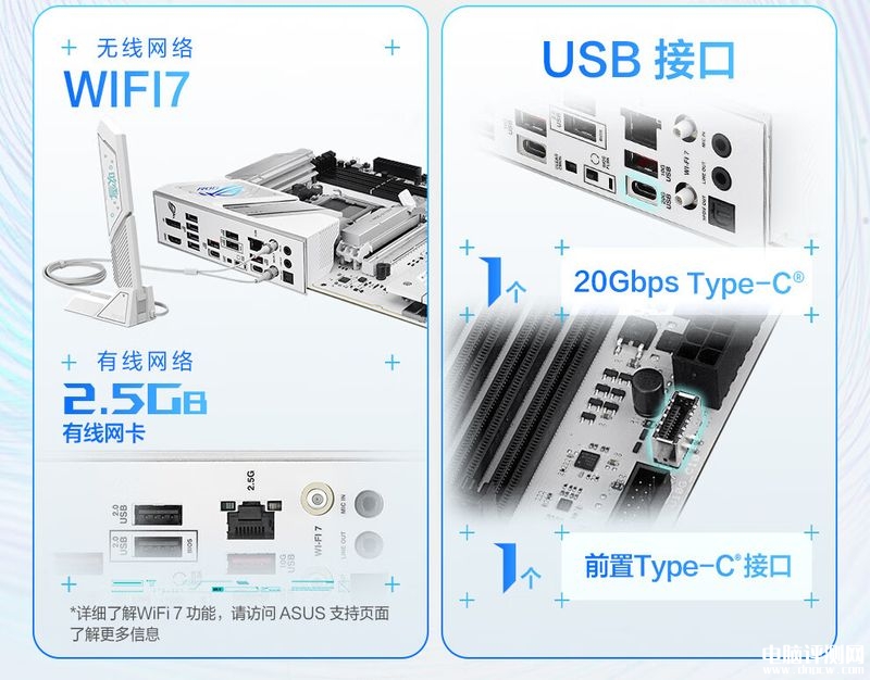 华硕ROG STRIX B850-A GAMING WIFI吹雪主板上市 AMD锐龙9000处理器最佳伴侣，权威硬件评测网站,www.dnpcw.com